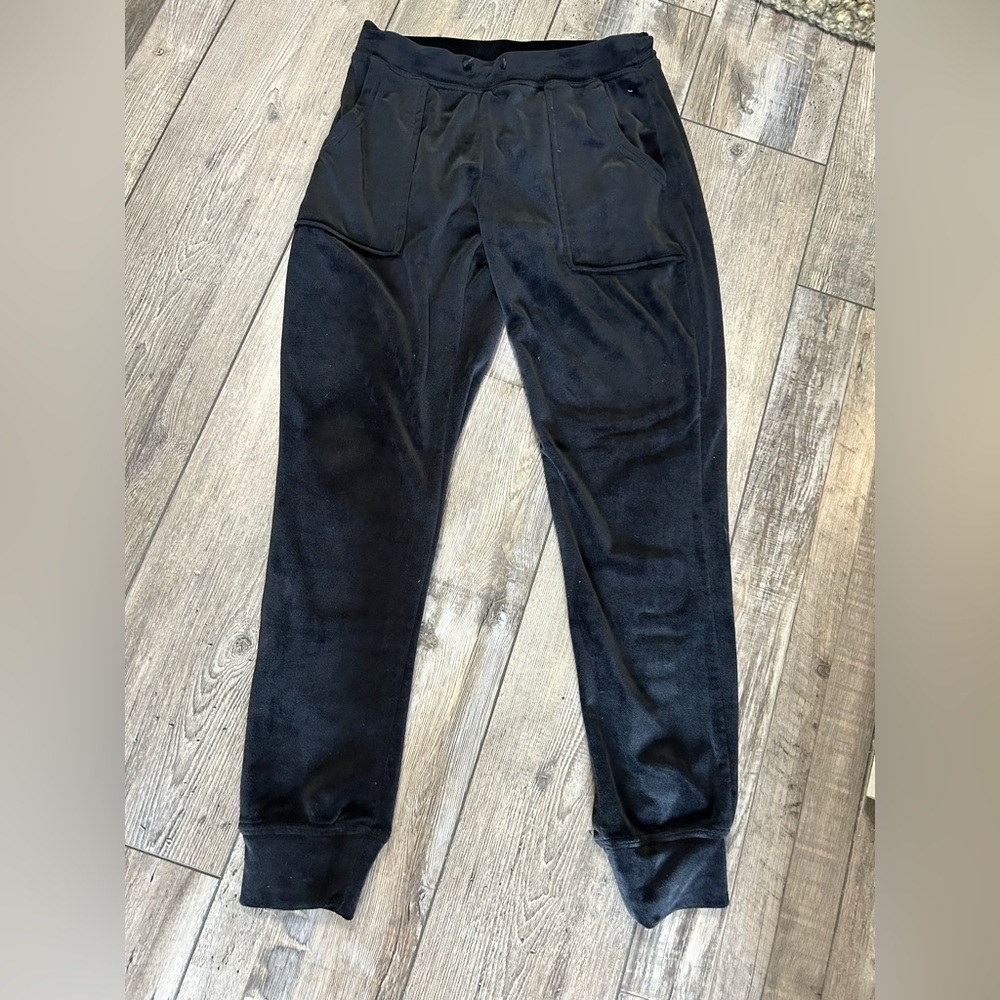 House of Harlow 1960 Nicole Richie velour velvet joggers Black xs Athleisure